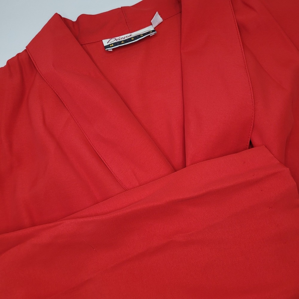 Vintage 80s 90s  Diana Marco Red Blazer Jacket‎  Size 16